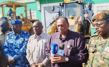 والي الجزيرة يدشن مبادرة الفرقة الأولى مشاة للنظافة وإصحاح البيئة بمدني