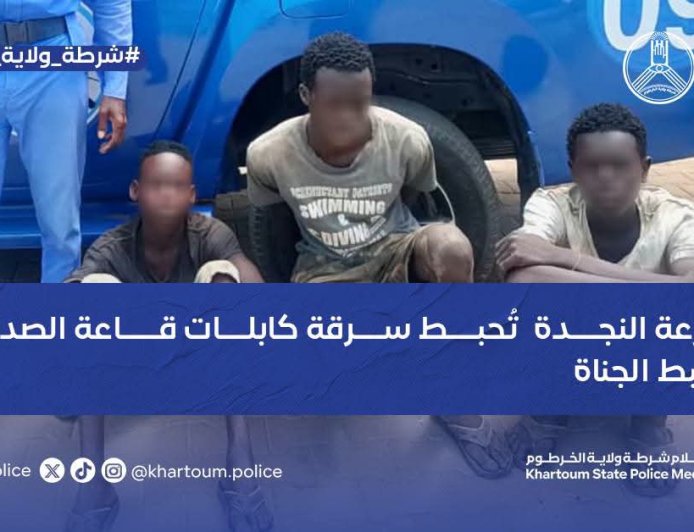 إحباط سرقة كابلات قاعة الصداقة