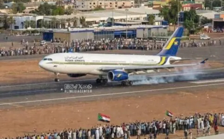 الطيران المدني: هبوط أكثر من 500 رحلة محلية ودولية في مطار الخرطوم