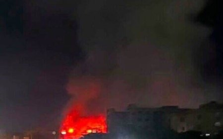 حريق يلتهم (البيت الأزرق) في جوبا