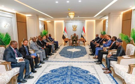 البرهان يلتقي وفد أجهزة الاستخبارات والأمن الإفريقية   
