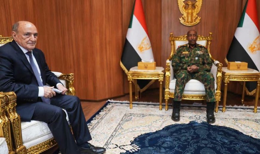 مباحثات بين البرهان ومبعوث الاتحاد الأفريقي لدى السودان