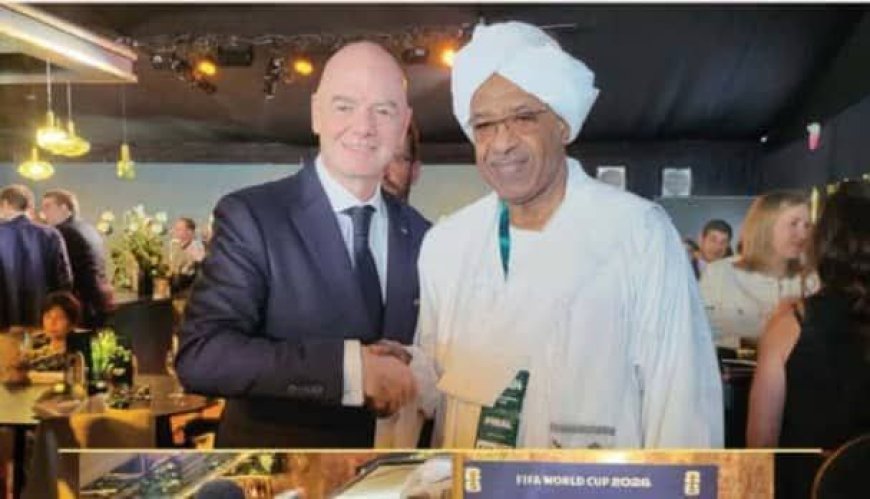 رئيس الفيفا يشيد بعودة النشاط الكروي في السودان ويتعهد بدعم إتحاد كرة القدم   