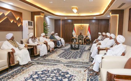 في لقائهم بالبرهان...مشايخ الطرق الصوفية يؤكدون دعمهم للجيش    