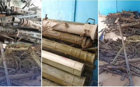 ضبط ترسانة أسلحة في جبل أولياء جنوب الخرطوم 
