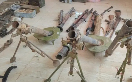 ضبط أسلحة ثقيلة ومدافع وعبوات ناسفة في كسلا