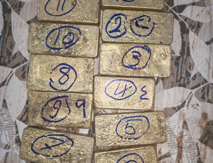 ضبط كميات ضخمة من الذهب بحوزة متهم في الشمالية 