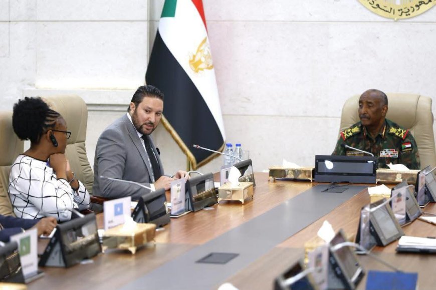 البرهان يلتقي وفد مجلس السلم والأمن الأفريقي