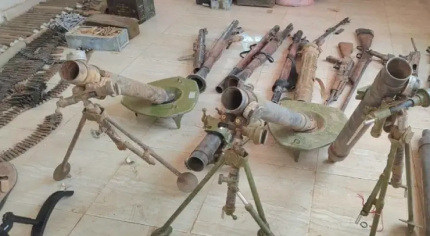 ضبط أسلحة ثقيلة ومدافع وعبوات ناسفة في كسلا