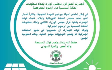 رسمياً...إعفاء الطاقة الشمسية من الجمارك 