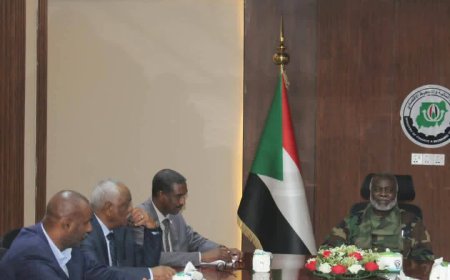 اجتماع بين وزير المالية مدير شركة كهرباء السودان