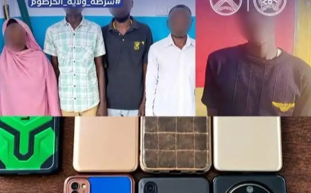 بقيادة إمرأة...توقيف شبكة متخصصة في سرقة الهواتف بامدرمان       