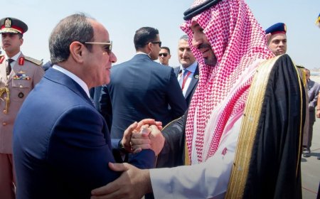 ولي العهد السعودي يصل القاهرة 