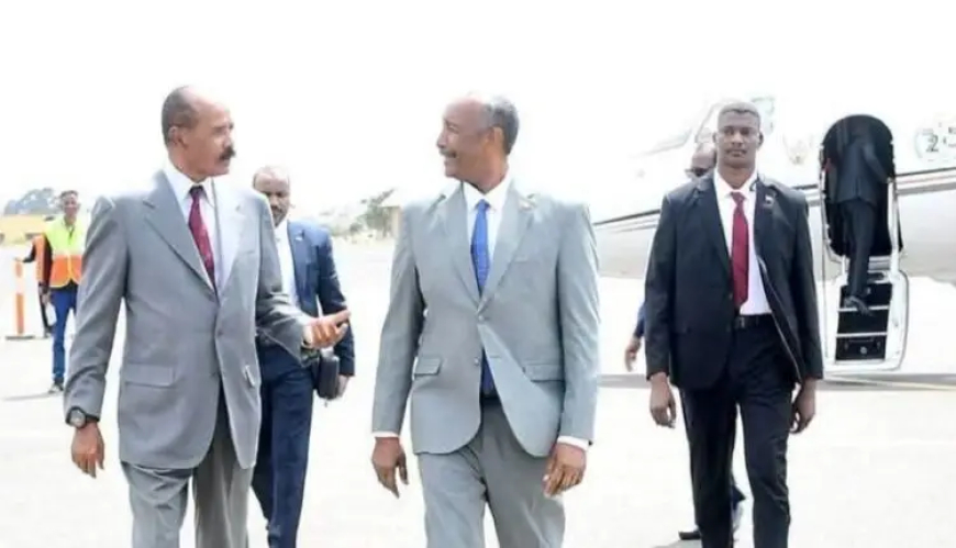 البرهان يصل أريتريا 