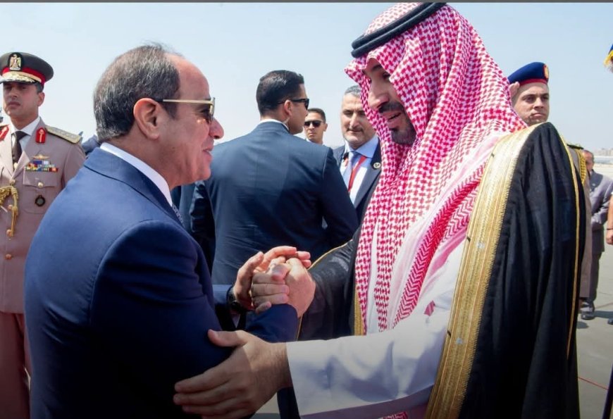 ولي العهد السعودي يصل القاهرة 